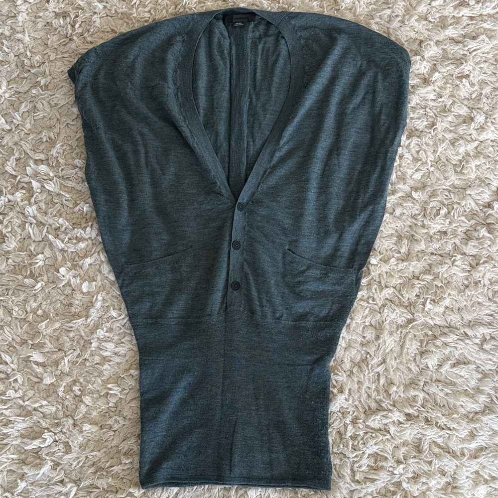 Alexander Wang Charcoal Knit Cardigan